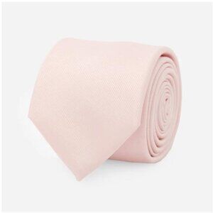 NEW ZENXUS Grosgrain Solid Oyster Tie and Pocket Square
